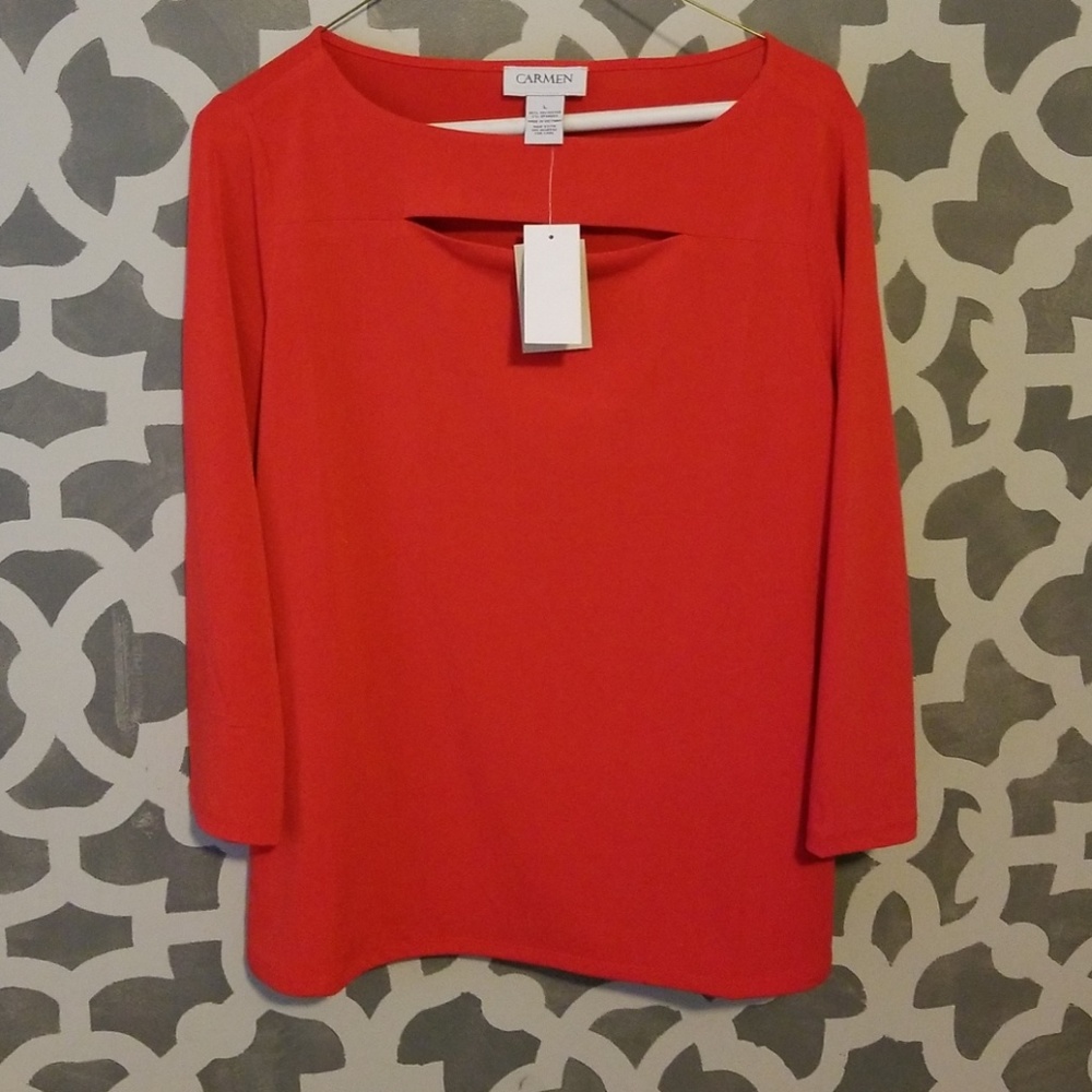 Carmen Marc Valvo top